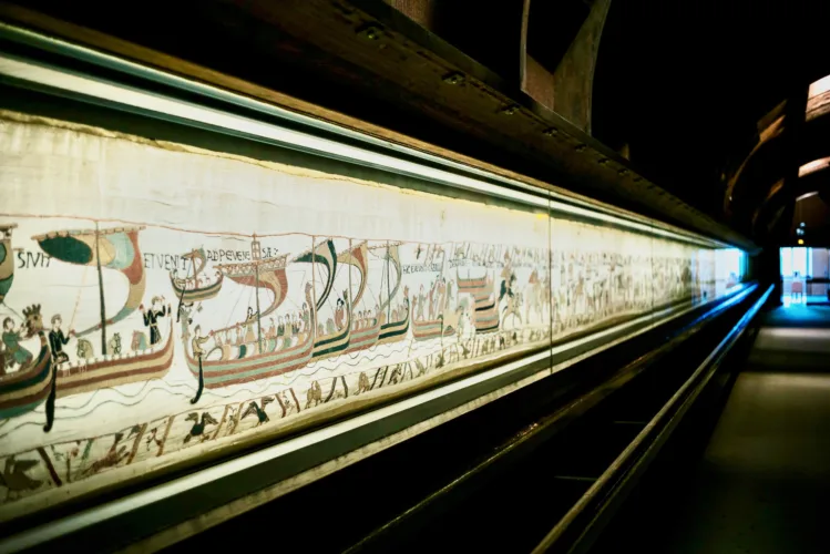 Bayeux Tapestry is in Britain after secret journey
